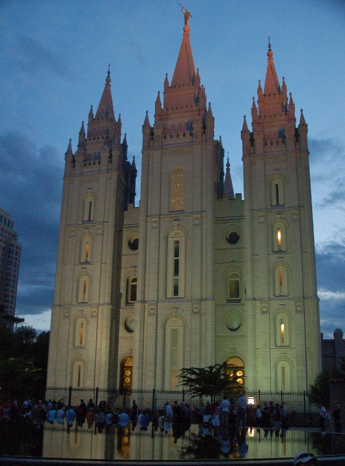 the Mormon Temple, Salt Lake City